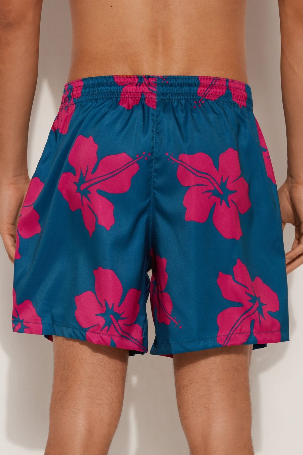 Tezenis Printed Swim Trunks Niebieskie Kwiaty | 8416-OEMRA