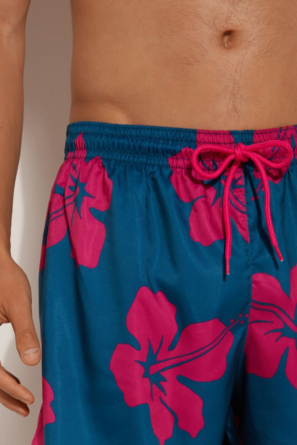 Tezenis Printed Swim Trunks Niebieskie Kwiaty | 8416-OEMRA