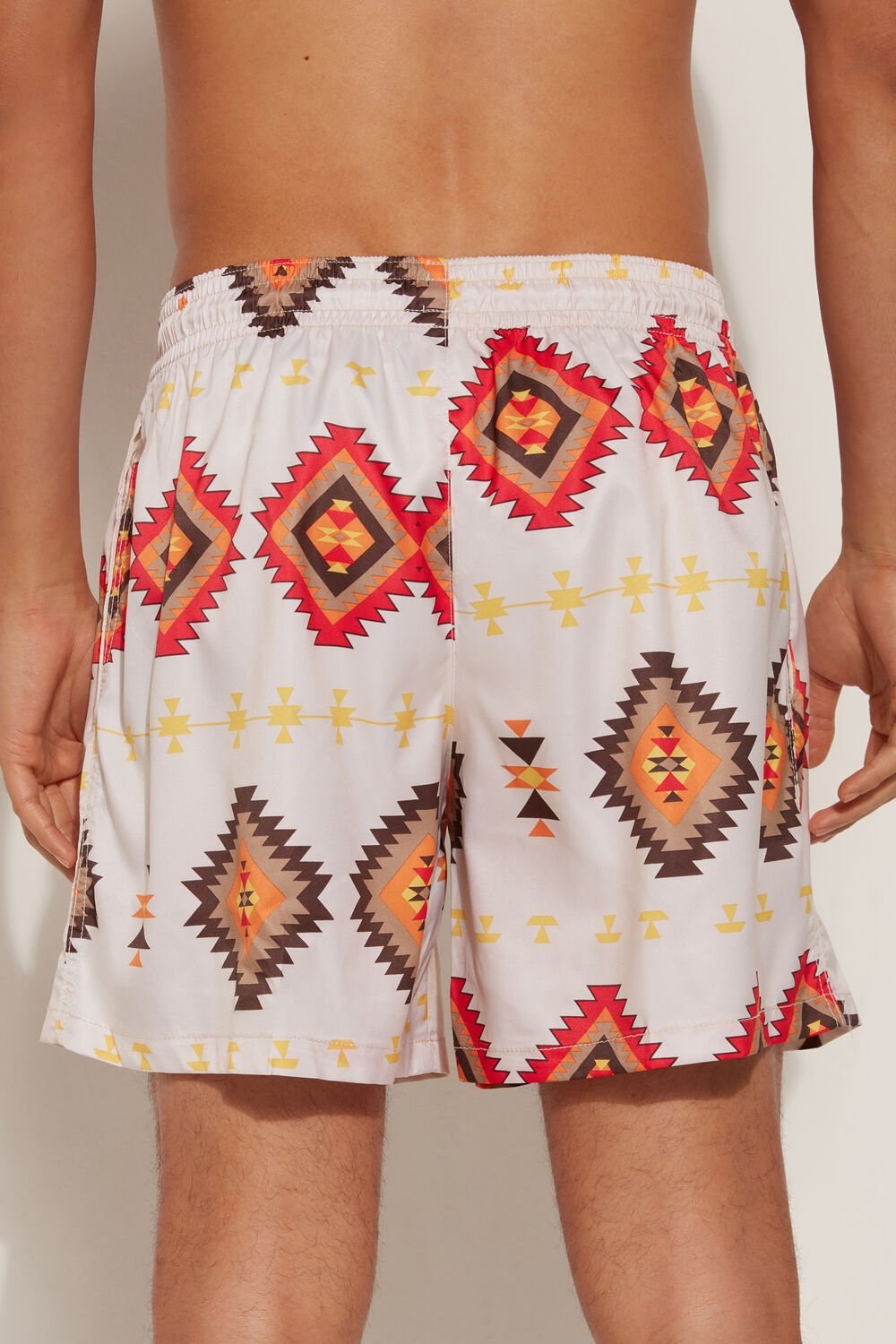 Tezenis Printed Swim Trunks Print Ethnic Print 580v | 8124-JDHMS