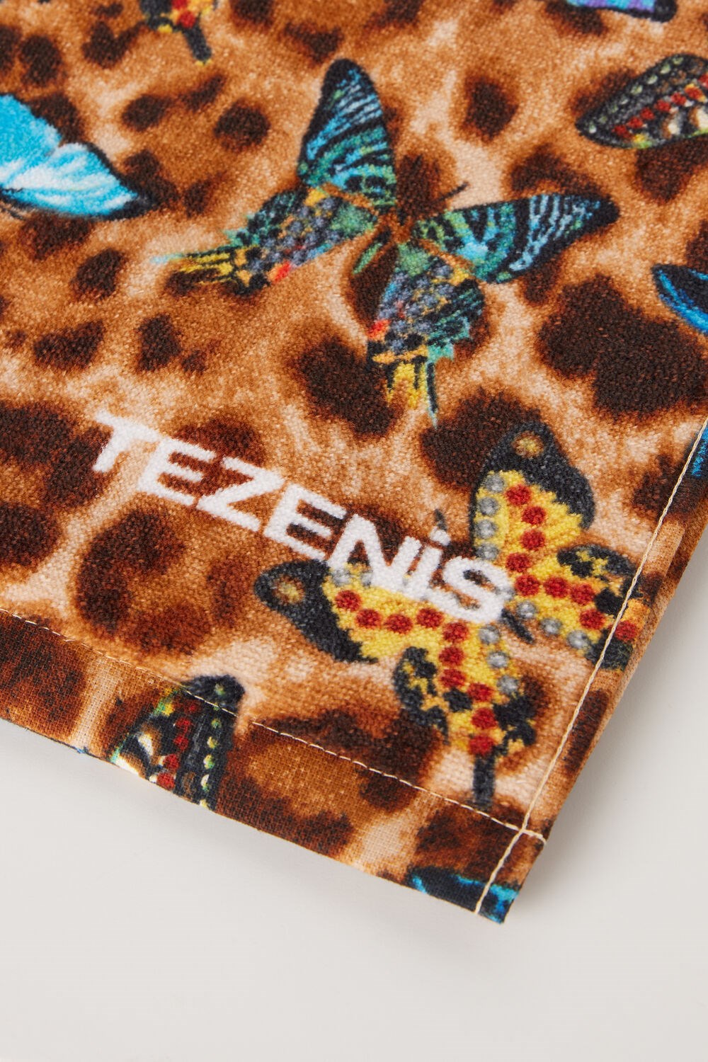 Tezenis Printed Terry Cloth Beach Towel Animal Animal-print Butterfly Print 573v | 7621-OZIKH