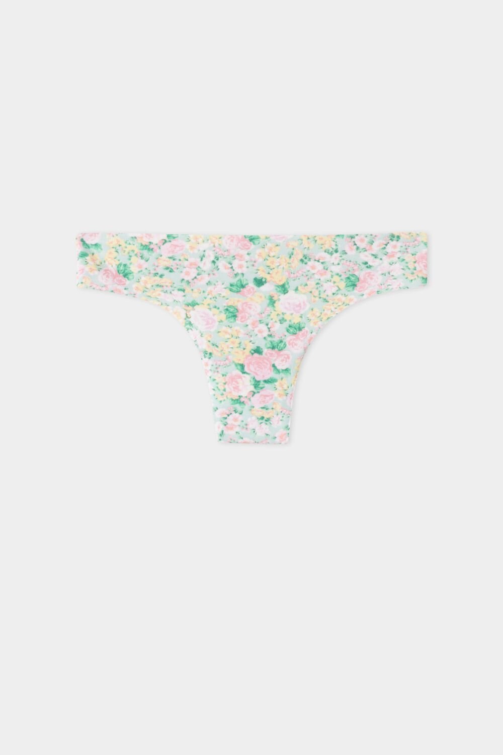 Tezenis Raw Edge Printed Brazilian Brief Floral Pastel Country Print 636v | 6714-UEFJS