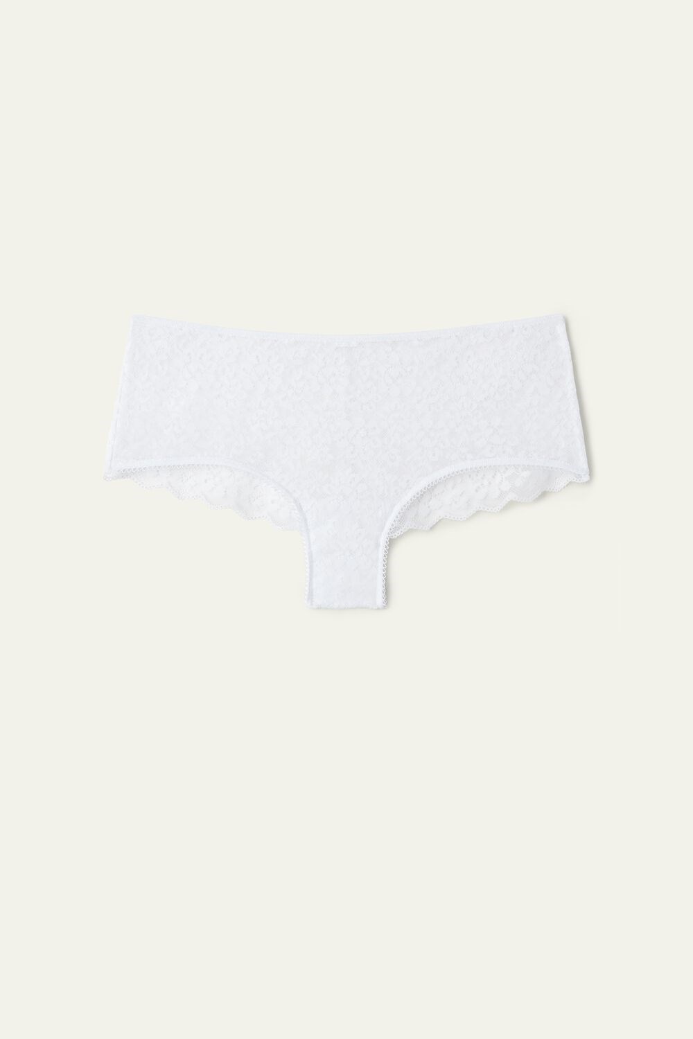 Tezenis Recycled Koronkowe Boyshorts Białe Białe | 3216-MSELA