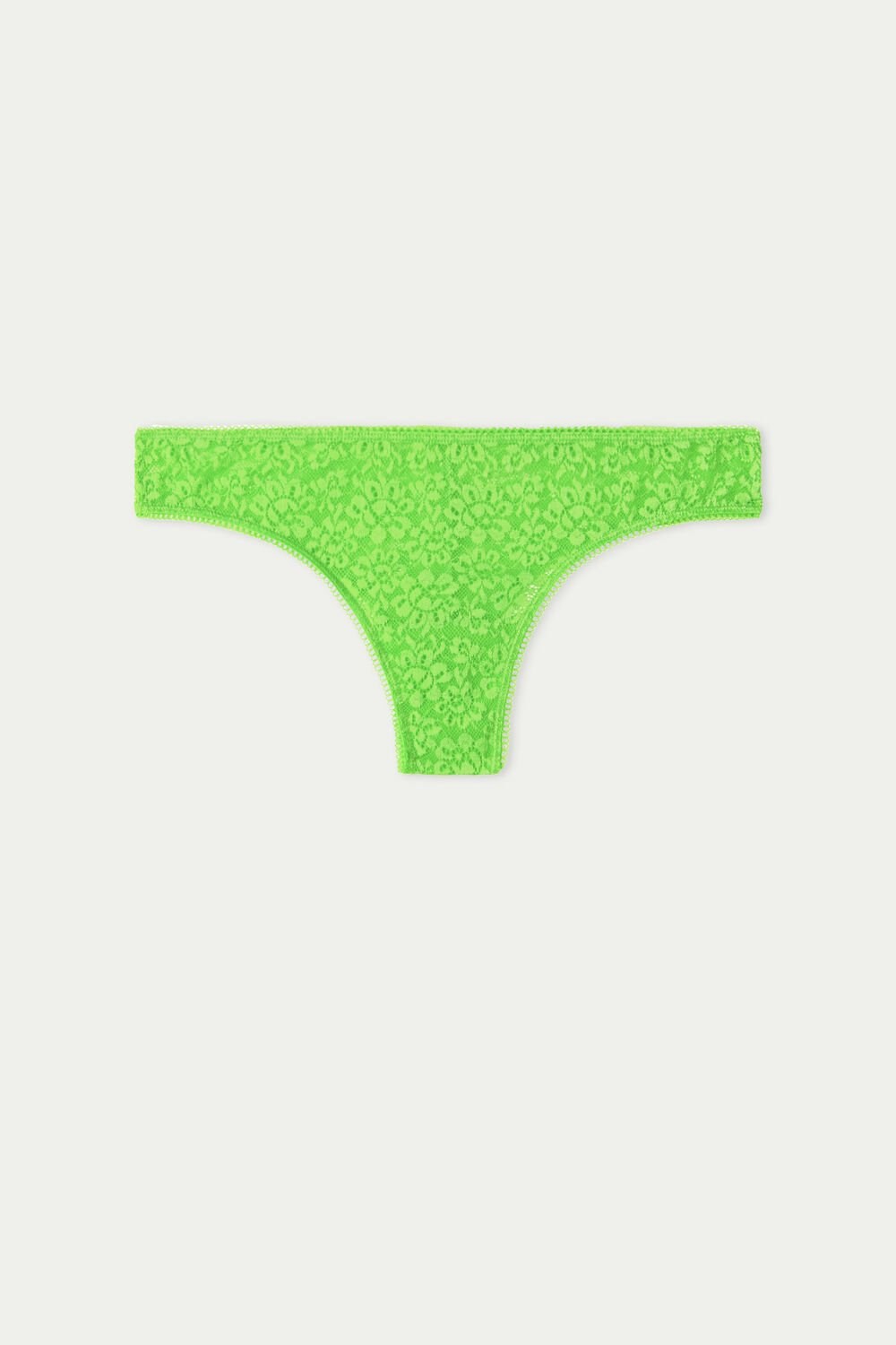 Tezenis Recycled Koronkowe Brazilian Panties Zielone Zielone | 0385-RTQBD