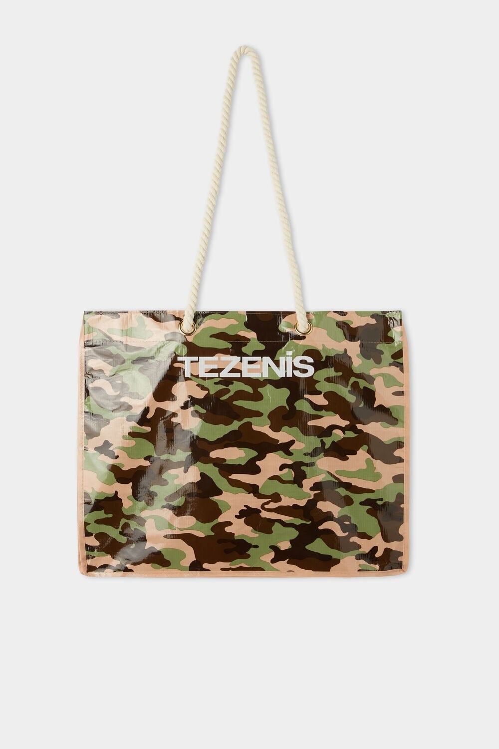 Tezenis Recycled Plastic Beach Bag Kolorowe Camo | 3078-FUXOR