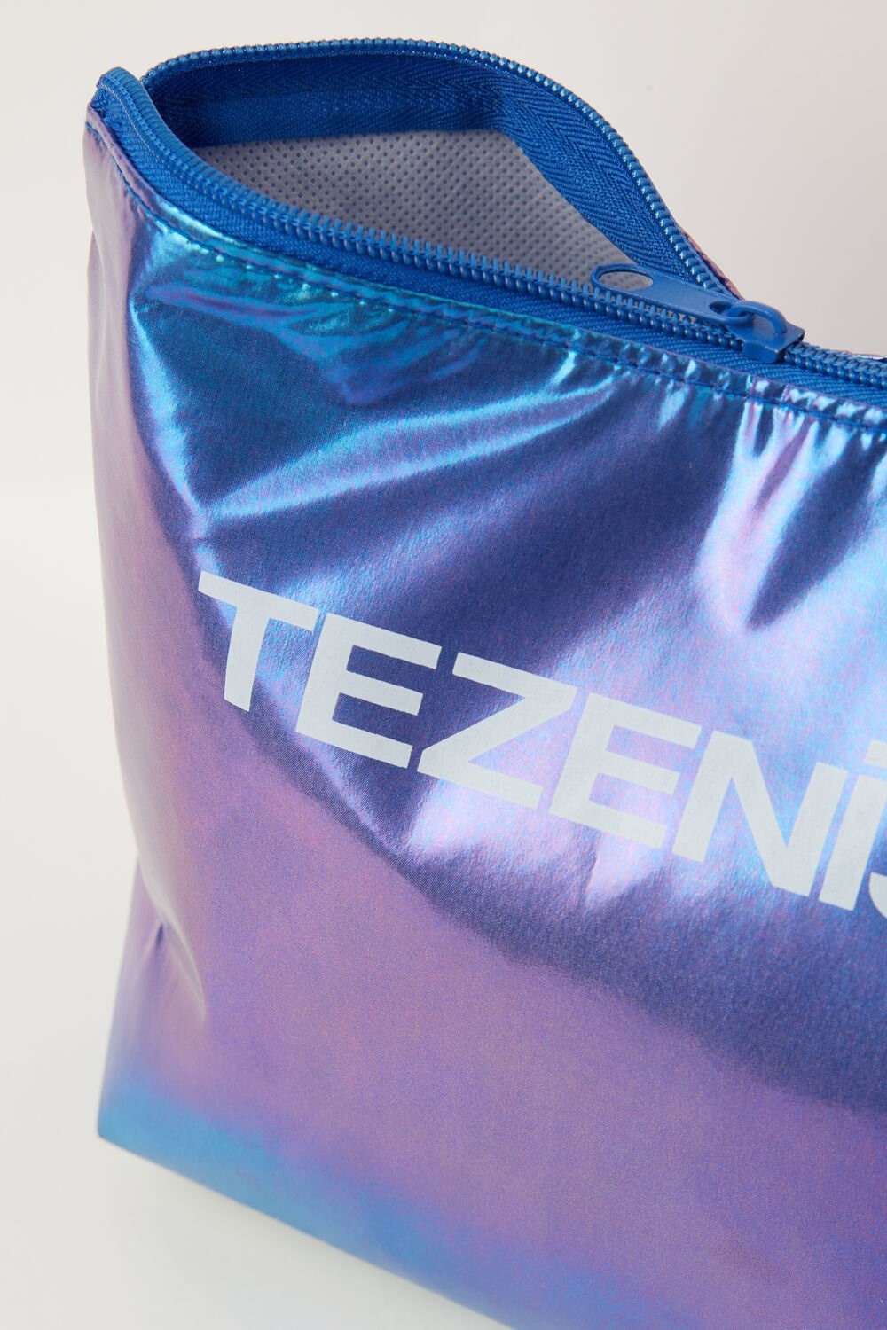 Tezenis Recycled Plastic Zamkiem Pouch Niebieskie | 0386-VUCEB