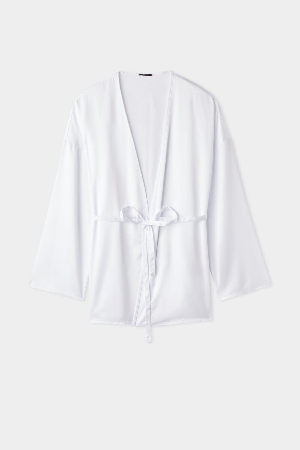 Tezenis Satin Kimono Robe Białe Białe | 7530-WVJAZ