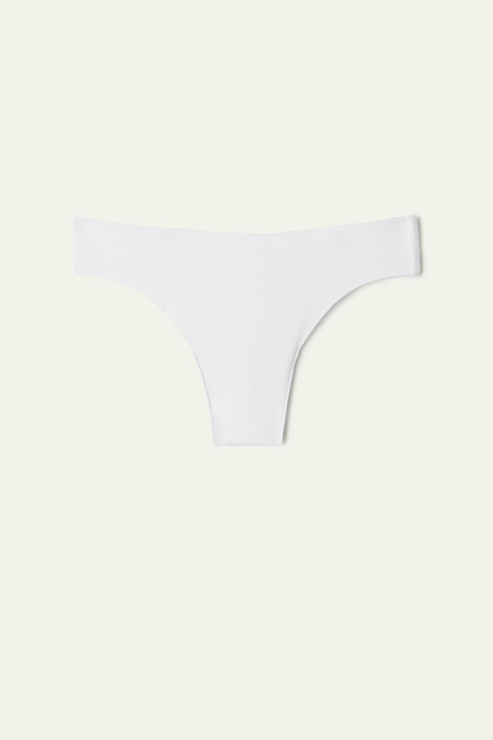 Tezenis Seamless Cheeky Briefs in Bawełniane Białe Białe | 8210-WHLYO