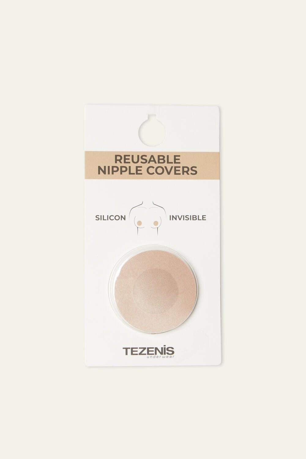 Tezenis Self-Adhesive Fabric Pasties Nude Natural Blush 1905 | 1804-NJXDH