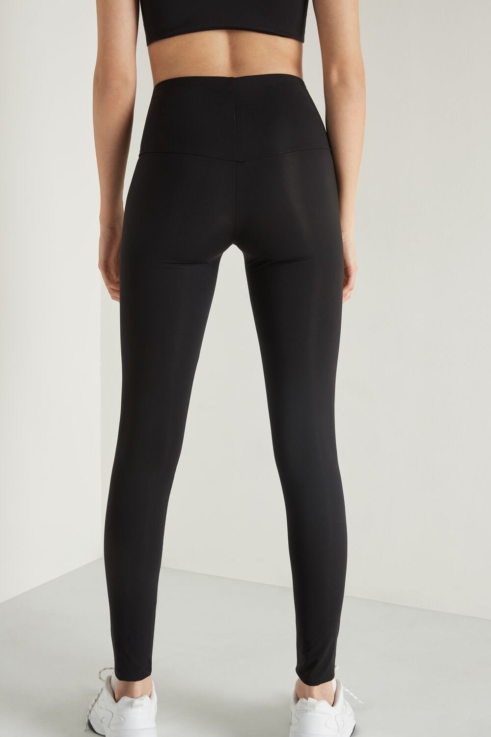 Tezenis Shaping Leggings Czarne Czarne | 2430-UVMWQ