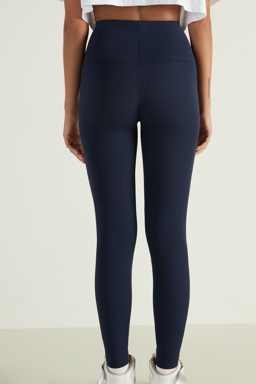 Tezenis Shaping Leggings Niebieskie Niebieskie | 6570-SYTZO