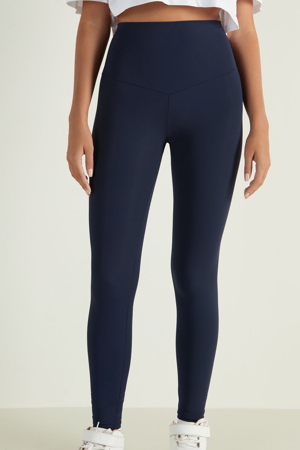 Tezenis Shaping Leggings Niebieskie Niebieskie | 6570-SYTZO