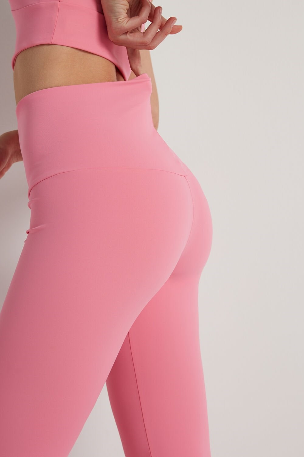 Tezenis Shaping Leggings Różowe Różowe | 9870-MQFVA