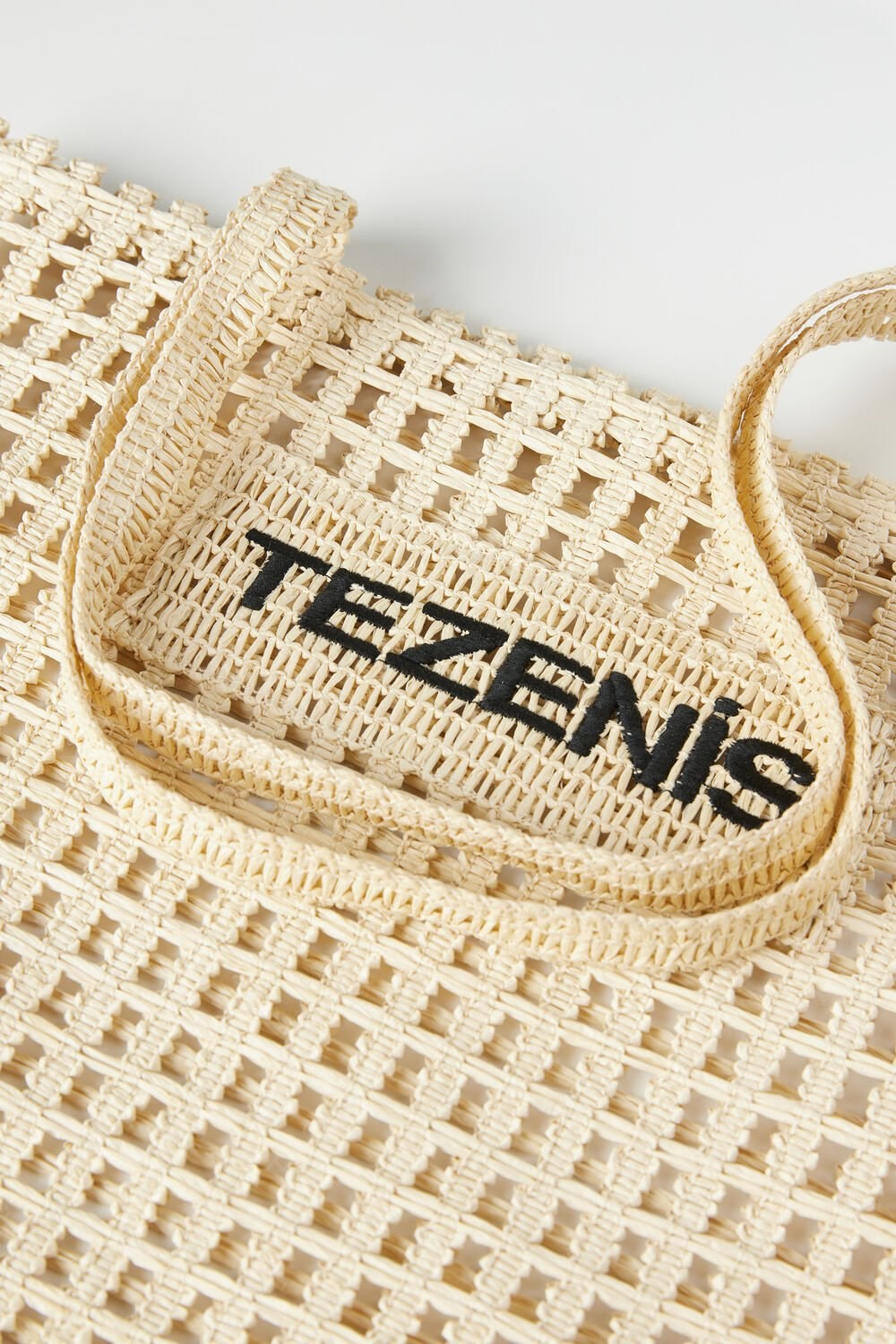 Tezenis Straw Paper Beach Bag Nude Natural Paper 809v | 9783-WJACH