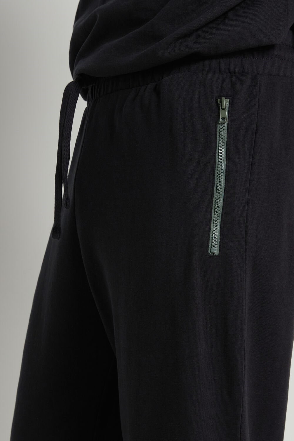 Tezenis Sweatpants with Zip Pocket Czarne Czarne | 6713-KQSXC