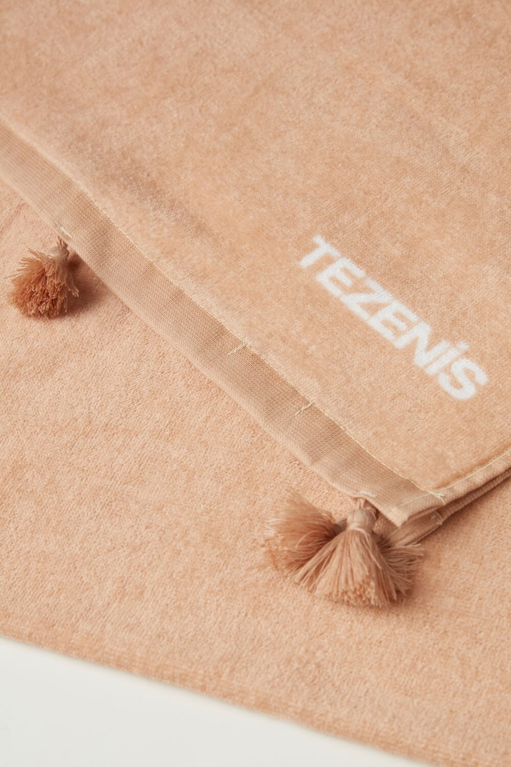 Tezenis Terry Cloth Beach Towel with Tassels Nude Nude 724v | 7032-XNDTE