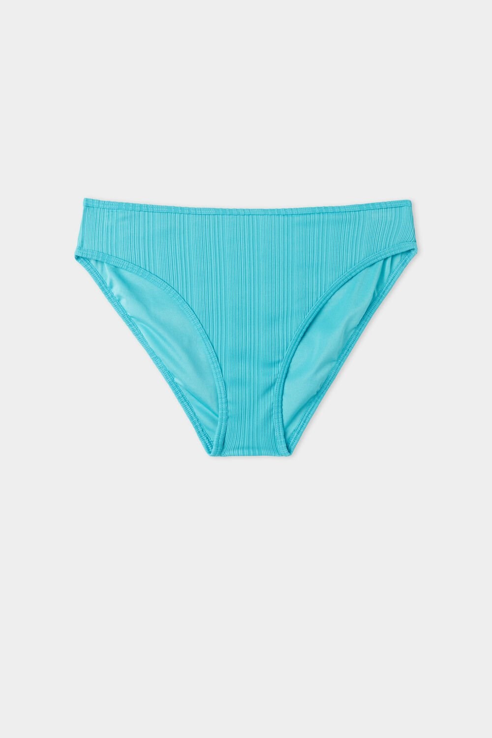 Tezenis Turquoise Żebrowany Recycled Microfiber Klasyczne Bikini Bottoms Niebieskie Turkusowe | 2479-ELCWI