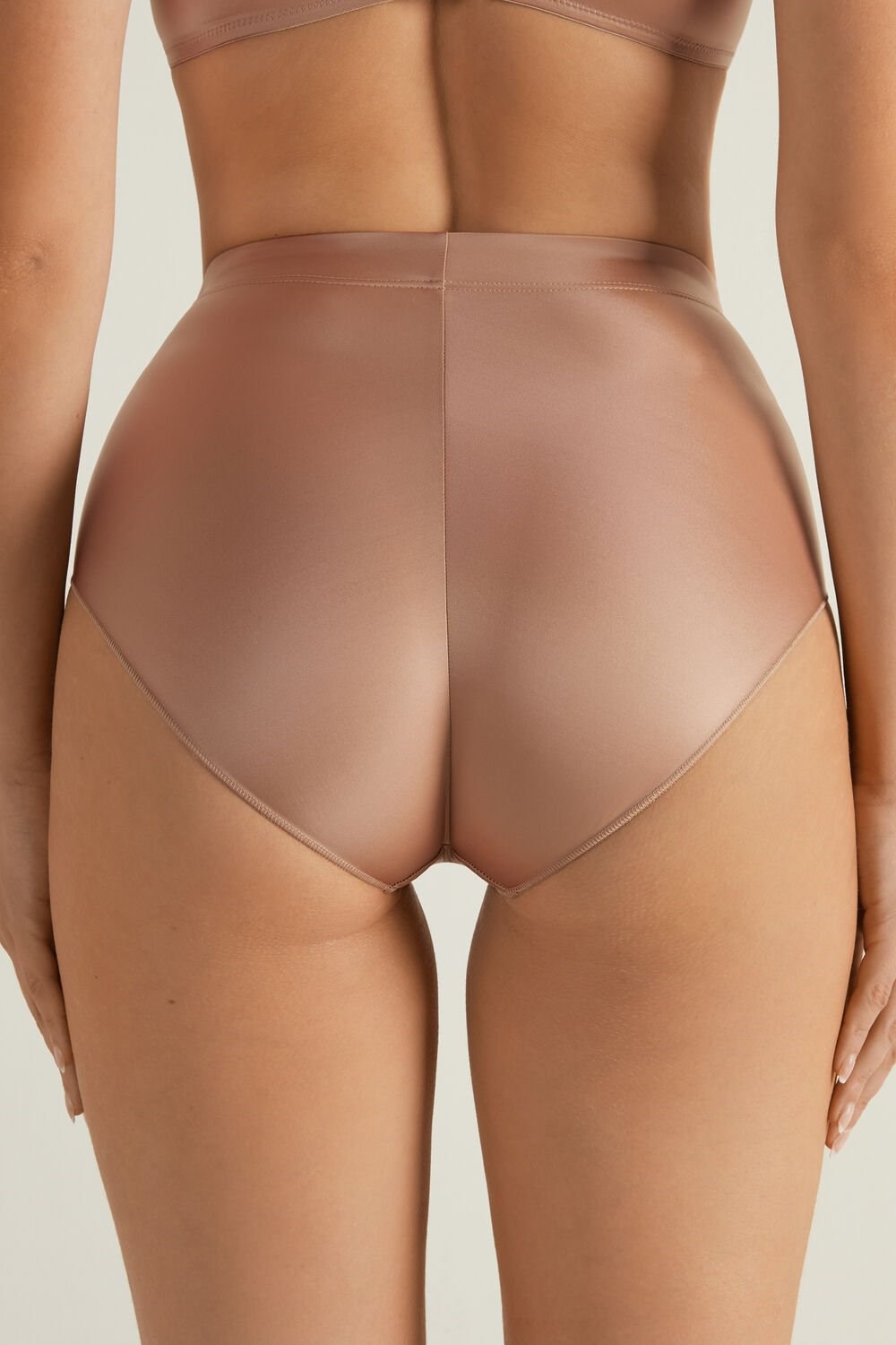 Tezenis Ultralight High-Waisted Shaping Panties Nude Natural Blush 1905 | 5219-MCOGP