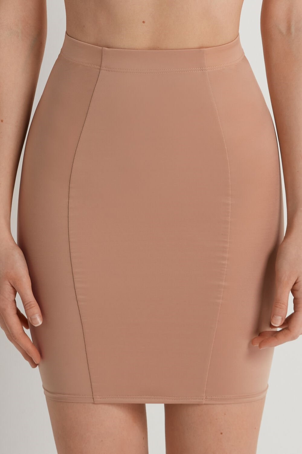 Tezenis Ultralight Shaping High-Stanem Underskirt Nude Natural Blush 1905 | 5789-QAFHN