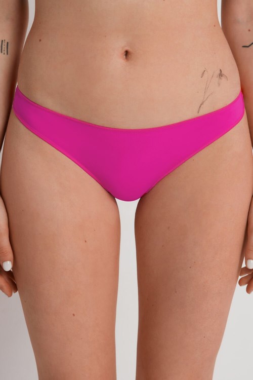 Tezenis Microfiber G String Różowe Fuksja | 8429-TRUYO