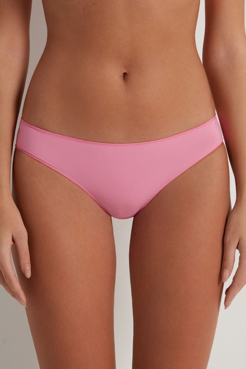 Tezenis Microfiber Panties Różowe Różowe | 2091-IEQUK