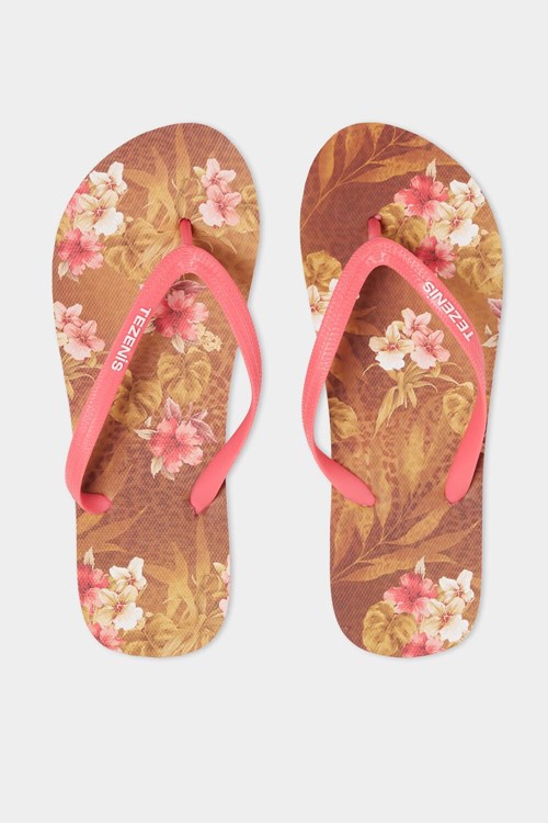 Tezenis Multi-Pattern Flip-Flops Floral New Jungle Print 746v | 0472-IZBHG