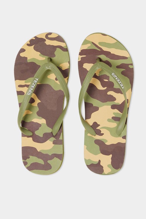 Tezenis Multi-Pattern Flip-Flops Kolorowe Camo | 4719-OVKGD