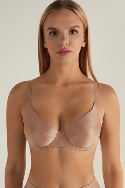 Tezenis Paris Ultralight Shaping Balconette Bra Nude Natural Blush 1905 | 6401-ABUID