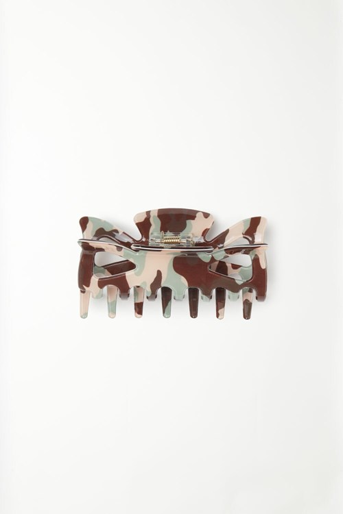 Tezenis Patterned Hair Clip Kolorowe Camo | 7153-MXADW