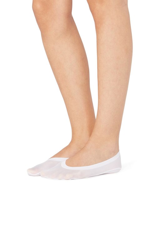 Tezenis Raw-cut No-show Socks Białe Białe | 3576-DGNYF