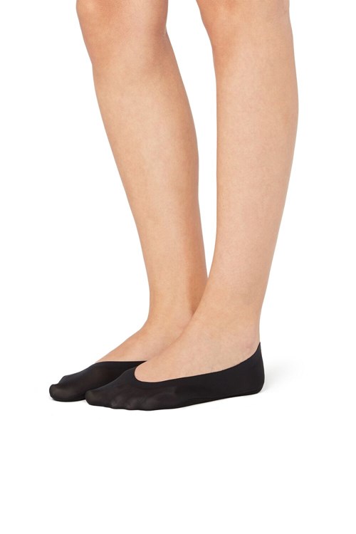 Tezenis Raw-cut No-show Socks Czarne Czarne | 0973-WERGV