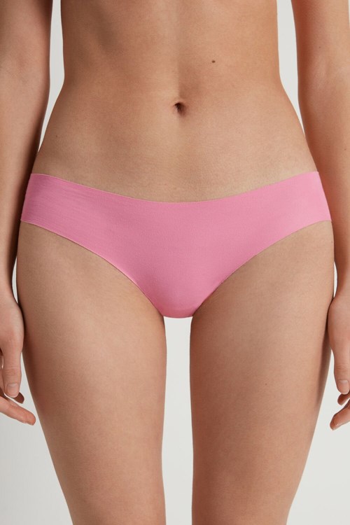 Tezenis Seamless Bawełniane Briefs Różowe Różowe | 4830-MNUGW