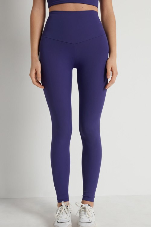 Tezenis Shaping Leggings Niebieskie | 1284-VFBTH